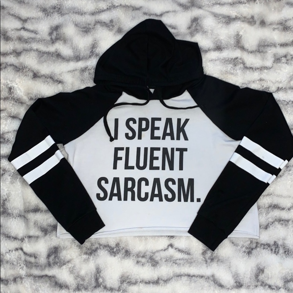 rue 21 crop top hoodie